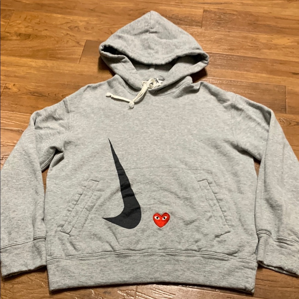Comme des Garsons & Nike Hooded Pullover Sweatshirt Hoodie